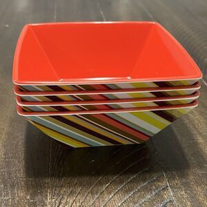 Missoni Target Set of 4 Cereal Bowls 20th Anniversary Melamine 6” Geometric